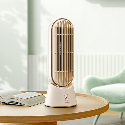 Benks Ace Tower F25 Taşınabilir Şarjlı LED Işık Göstergeli Masaüstü Soğutucu Fan Yeşil