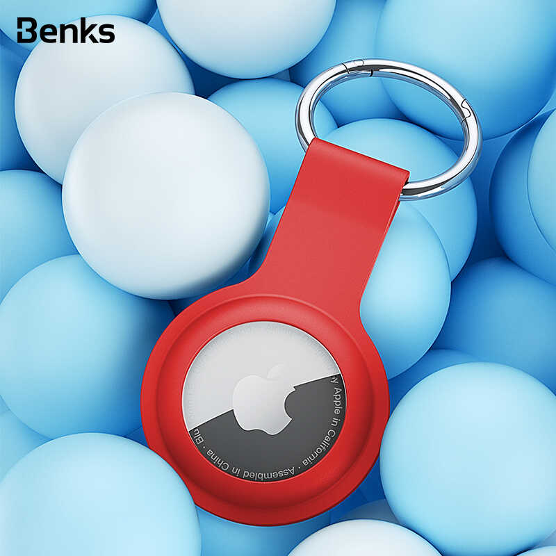 Benks Airtag Silikon Kılıf Mavi
