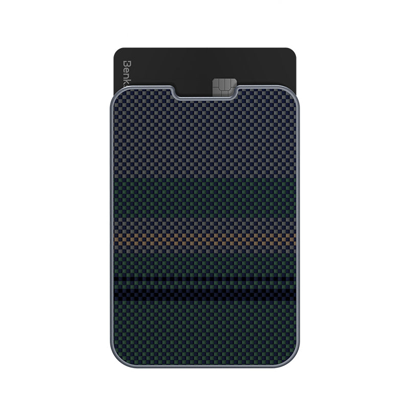 Benks ArmorGo 600D Aramid Fiber Magnetik Standlı Kartlık Gri