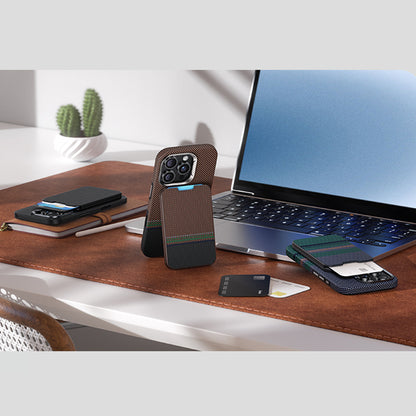 Benks ArmorGo 600D Aramid Fiber Magnetik Standlı Kartlık Gold