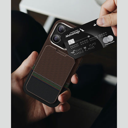 Benks ArmorGo 600D Aramid Fiber Magnetik Standlı Kartlık Gold