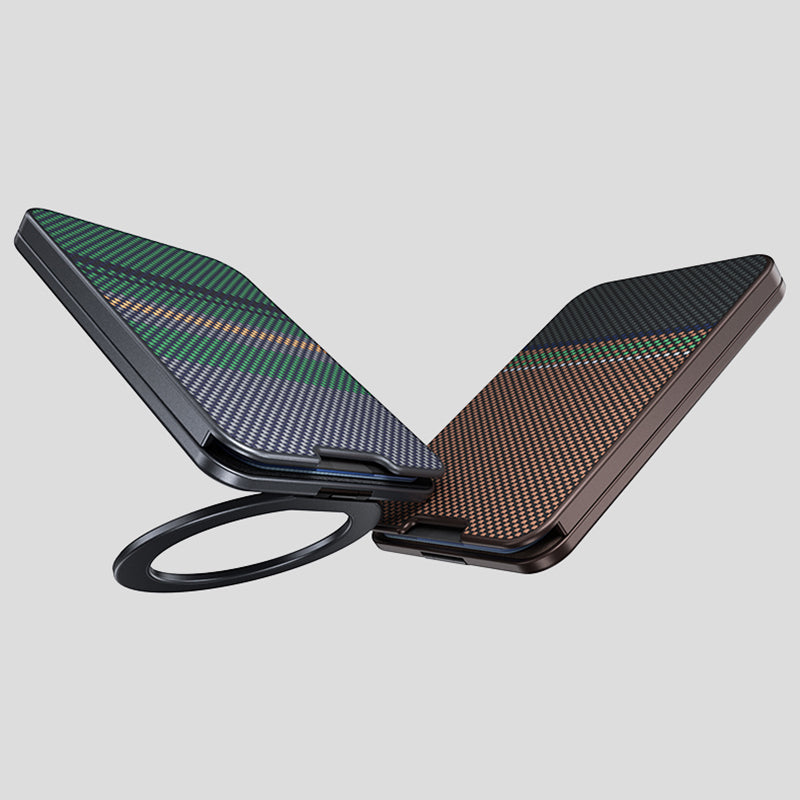 Benks ArmorGo 600D Aramid Fiber Magnetik Standlı Kartlık Kahverengi