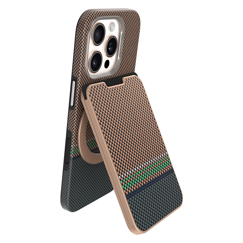 Benks ArmorGo 600D Aramid Fiber Magnetik Standlı Kartlık Siyah