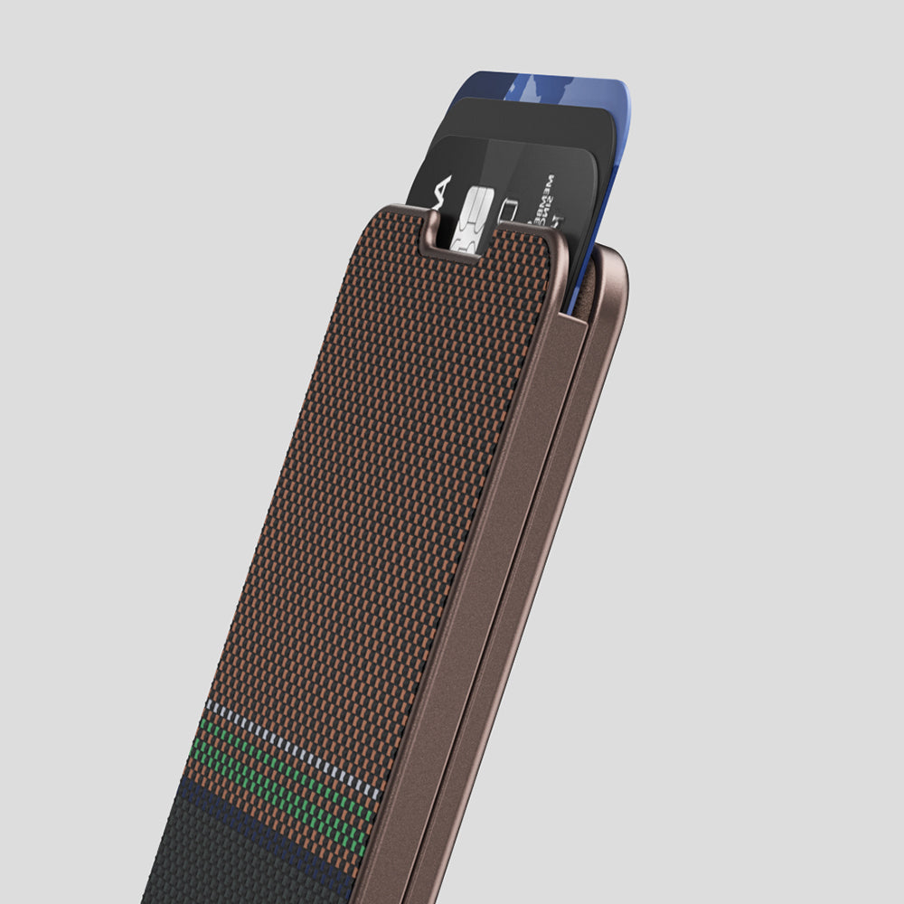 Benks ArmorGo 600D Aramid Fiber Magnetik Standlı Kartlık Siyah