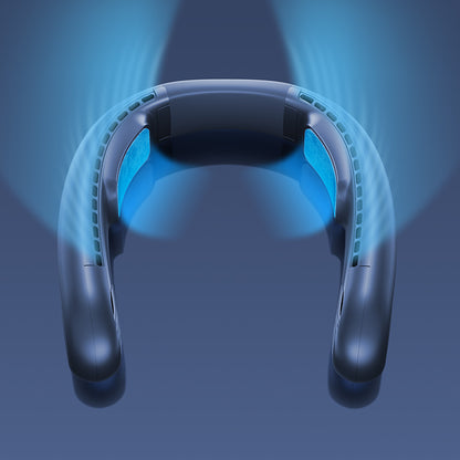 Benks Biliz F24 Taşınabilir Şarjlı Boyun Askılı Fan Lacivert