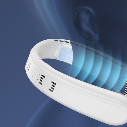 Benks Biliz F24 Taşınabilir Şarjlı Boyun Askılı Fan Lacivert