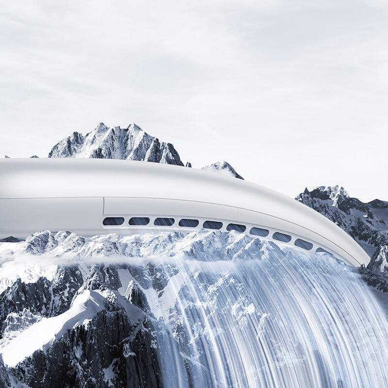 Benks Biliz F24 Taşınabilir Şarjlı Boyun Askılı Fan Lacivert