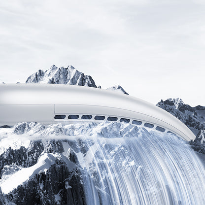 Benks Biliz F24 Taşınabilir Şarjlı Boyun Askılı Fan Lacivert