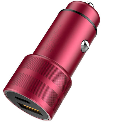 Benks C28 Fast Charging PD Araç Şarj Aleti Gri