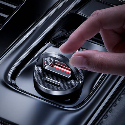 Benks C30SE Hızlı Şarj Çift Port PD Araç Şarj Aleti 30W Max Siyah