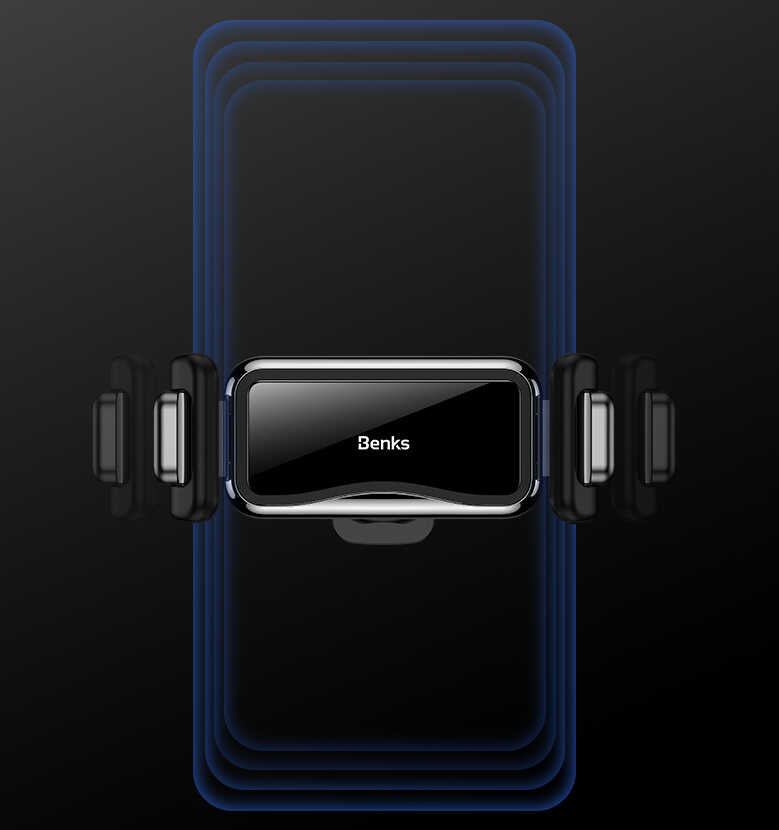 Benks CZ01 Araç Telefon Tutucu Gri