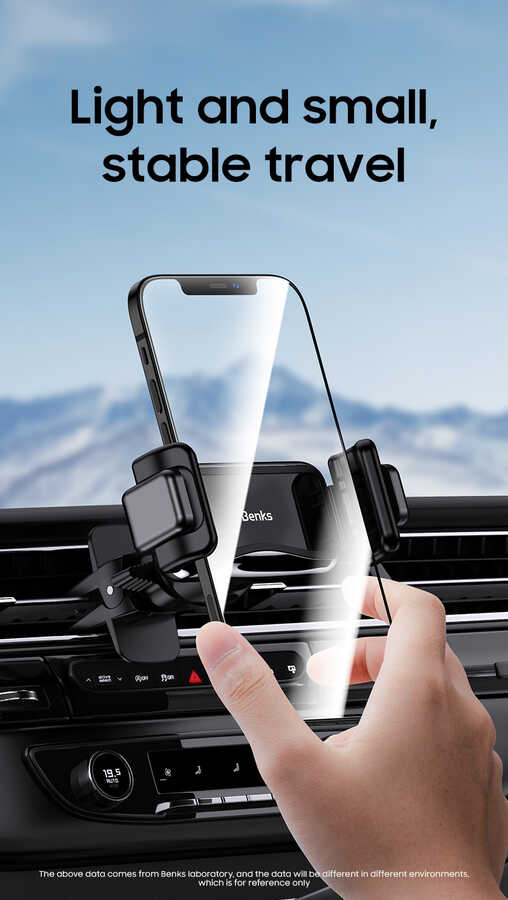 Benks CZ01 Araç Telefon Tutucu Siyah