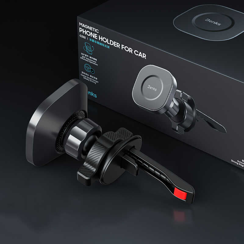 Benks CZ02 Araç Telefon Tutucu Siyah