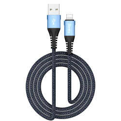 Benks D26 Lightning Usb Kablo 1.2M Mavi