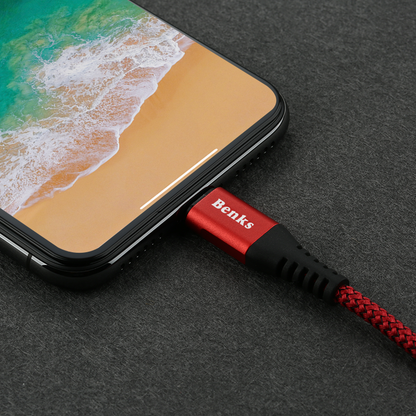 Benks D26 Lightning Usb Kablo 1.8M Mavi