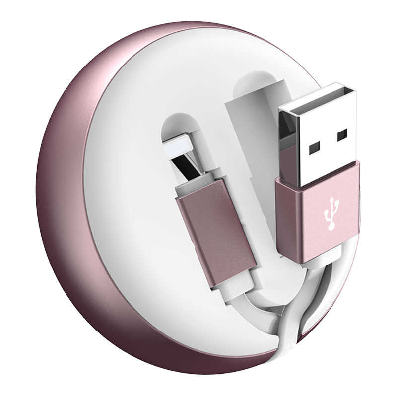 Benks D28 Retractable Lightning Kablo Gri