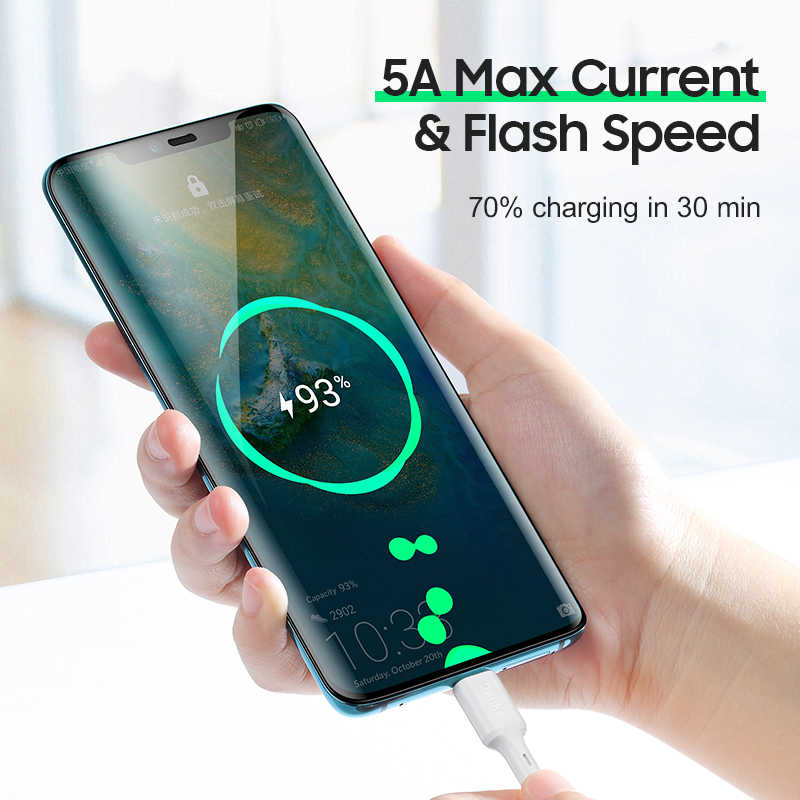 Benks D35 Type-C Fast Charging Usb Kablo 1.2M Beyaz