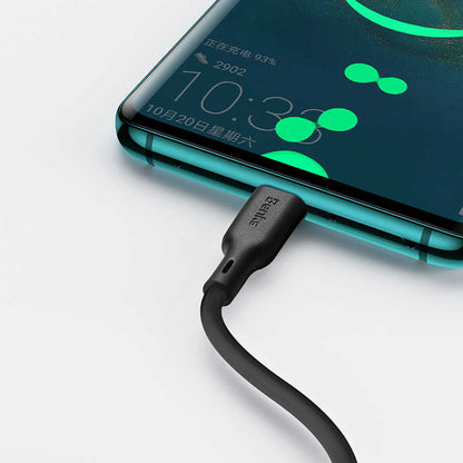 Benks D35 Type-C Fast Charging Usb Kablo 1.2M Siyah