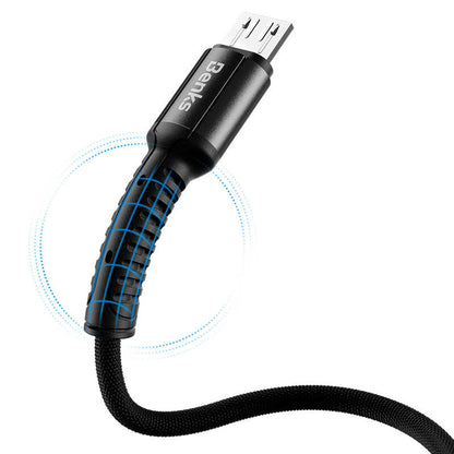 Benks D39 Micro Usb Kablo Siyah
