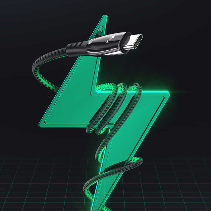 Benks D40 25W Type-C Usb Kablo 1.2M Siyah