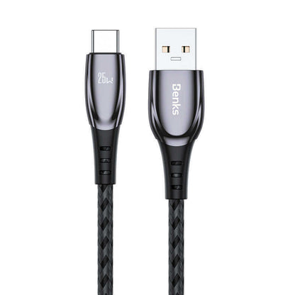 Benks D40 25W Type-C Usb Kablo 1.2M Siyah