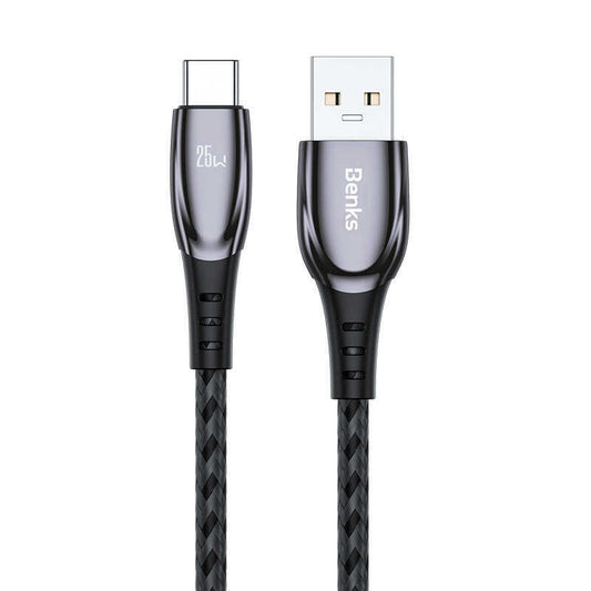Benks D40 25W Type-C Usb Kablo 1.2M Beyaz