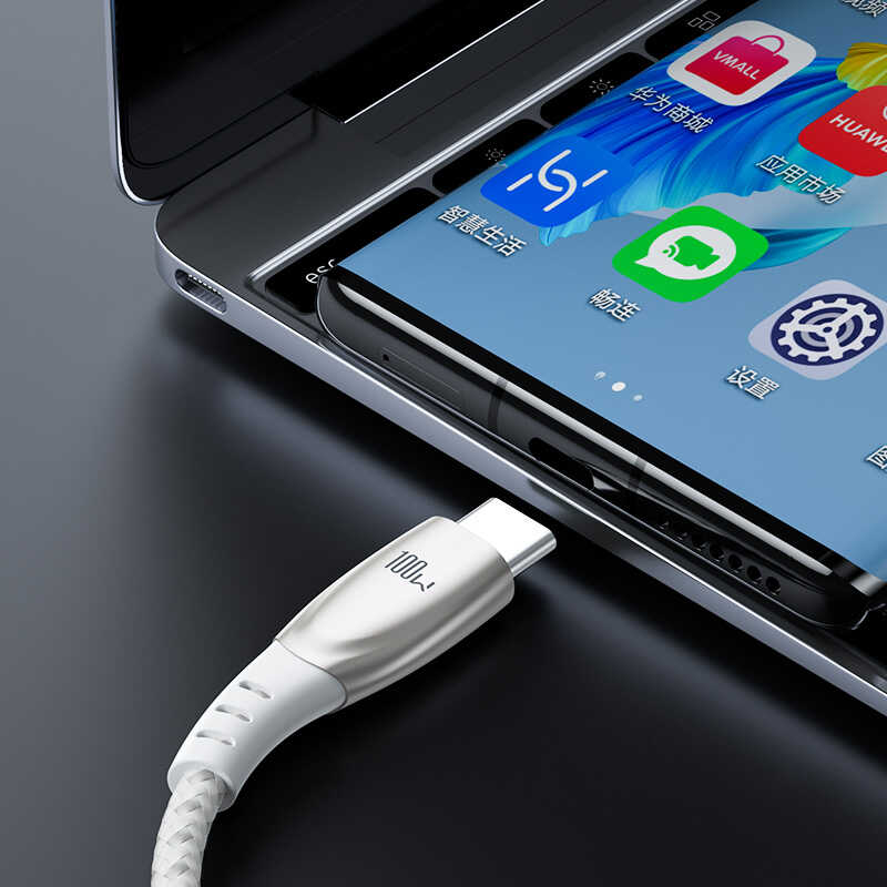 Benks D41 100W Type-C To Type-C Kablo 1.2M Beyaz