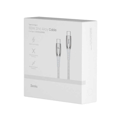 Benks D41 100W Type-C To Type-C Kablo 2M Siyah