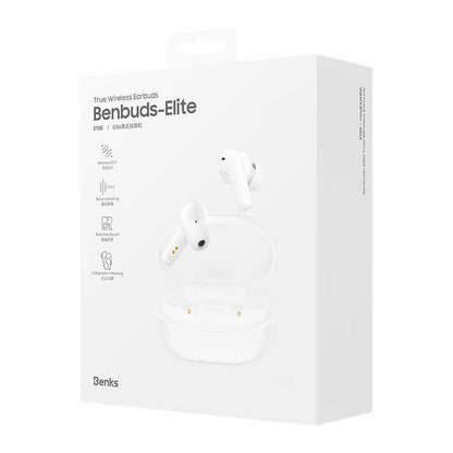 Benks ET05 Bluetooth Kulaklık Beyaz