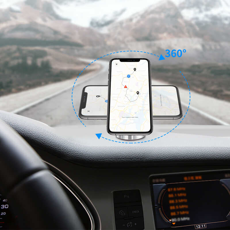 Benks H16 Magnetik Araç Telefon Tutucu Gri