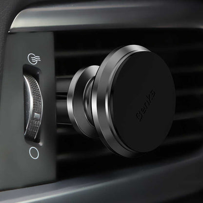 Benks H10 Magnetic Car Mount (Air Vent) Araç Telefon Tutucu Siyah