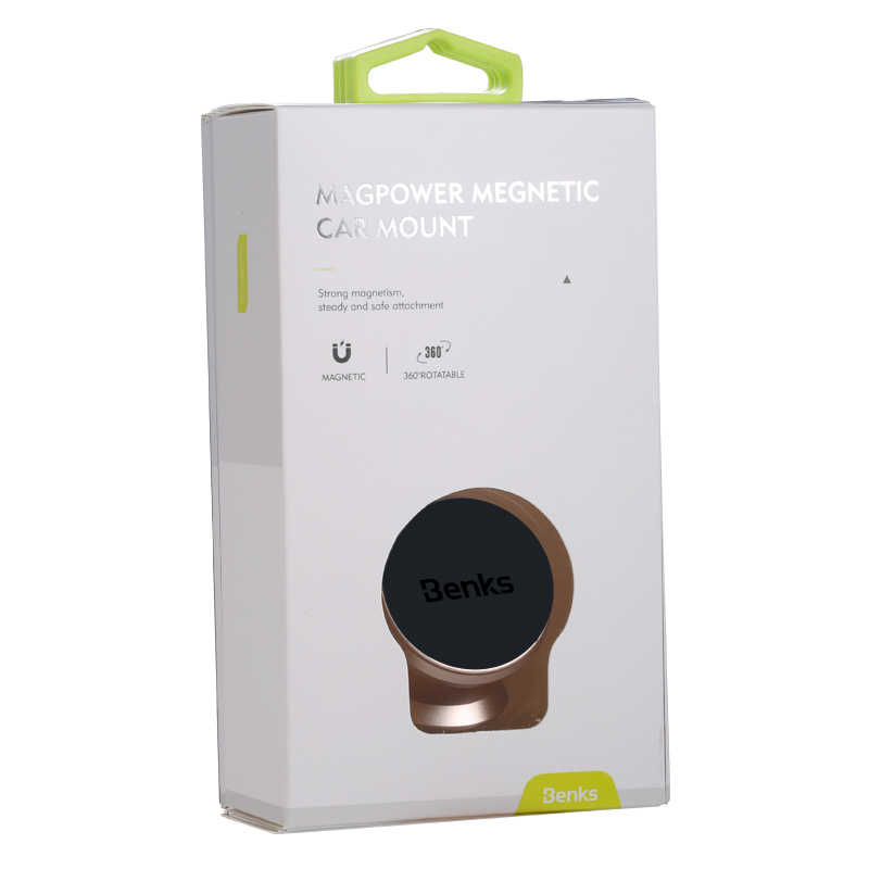 Benks H10 Magnetic Car Mount (Dash Board) Araç Telefon Tutucu Gri