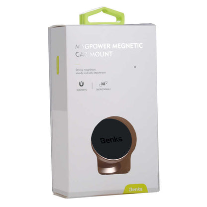 Benks H10 Magnetic Car Mount (Dash Board) Araç Telefon Tutucu Gri