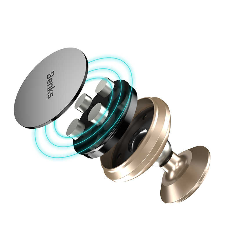 Benks H10 Magnetic Car Mount (Dash Board) Araç Telefon Tutucu Gri