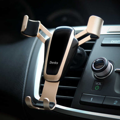 Benks H11 Gravity Araç Telefon Tutucu Gold