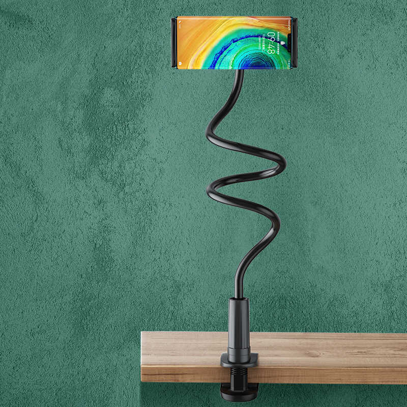 Benks L31 Lazy Masa Telefon Tutucu Siyah