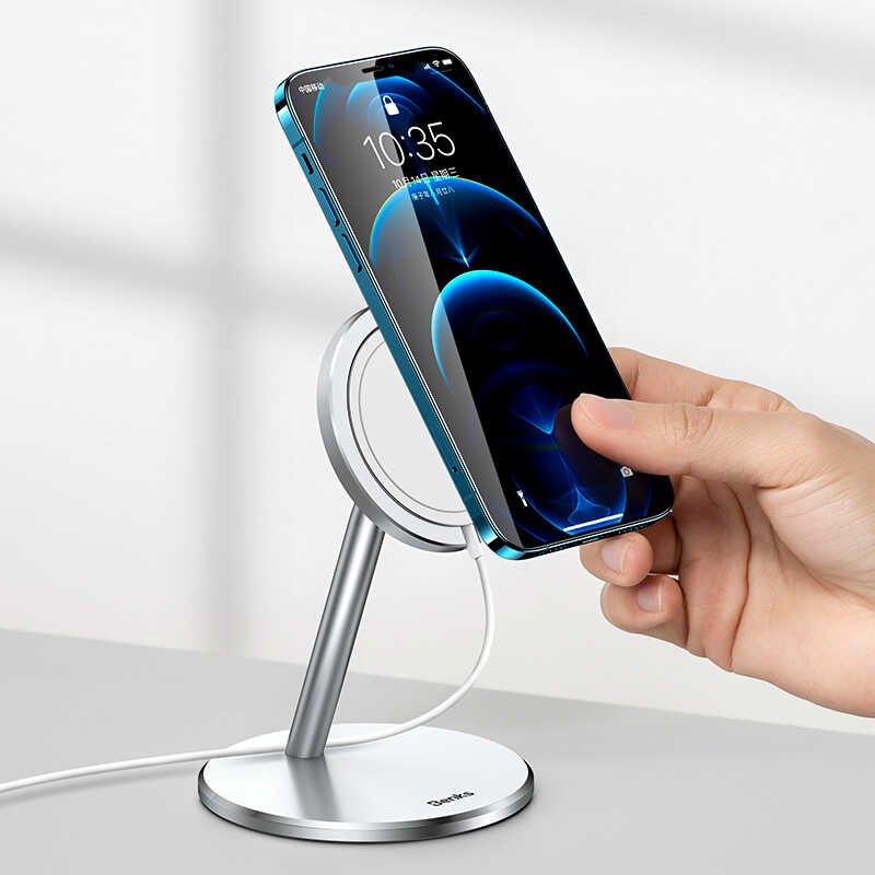 Benks L37 M-safe Şarj Standı Gümüş