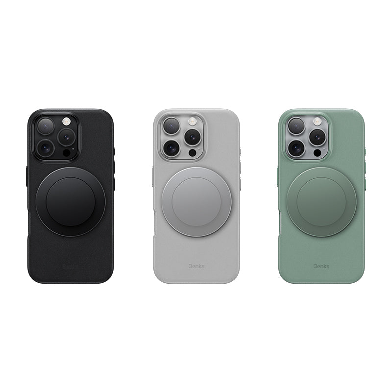 Benks L53 VitaPro Magnetik M-safe Airbag Parmak Ring Stand Siyah