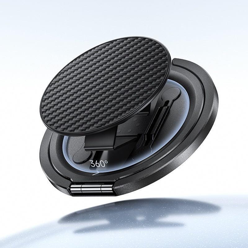 Benks L56 Magnetik 360 Derece Dönebilen ArmorPop Kevlar Tasarımlı Parmak Ring Stand Siyah-Gri