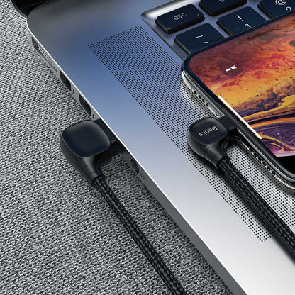 Benks M12 MFI Lightning Kablo 1.2M Siyah