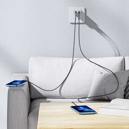 Benks M18 Type-C to Lightning Aramid Fiber Veri Kablosu 1.2M 3A Siyah