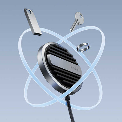 Benks MFM01 MFI Sertifikalı Standlı 15W Hızlı Şarj Özellikli M-safe PD Wireless Şarj Aleti Siyah