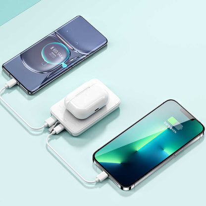 Benks MP06 15W M-safe Magnetik Slim Powerbank 10000 Mah iPhone 12-13-14 Serisi Siyah