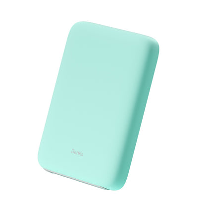 Benks MP06 15W M-safe Magnetik Slim Powerbank 10000 Mah iPhone 12-13-14 Serisi Yeşil