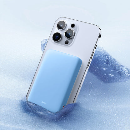 Benks MP07 M-safe Magnetik İnce Tasarımlı Powerbank 10000mAh iPhone 12-13-14 Serisi Beyaz