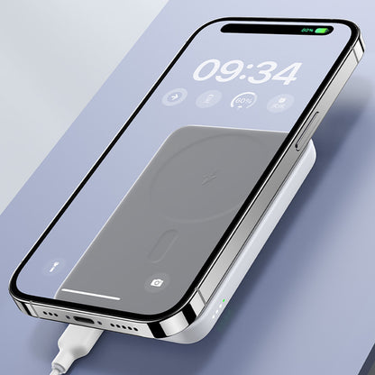 Benks MP08 M-safe Magnetik Standlı İnce Tasarımlı Powerbank 10000mAh Beyaz