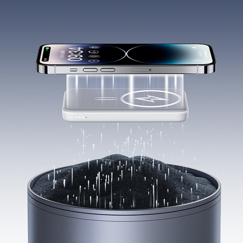 Benks MP08 M-safe Magnetik Standlı İnce Tasarımlı Powerbank 10000mAh Siyah