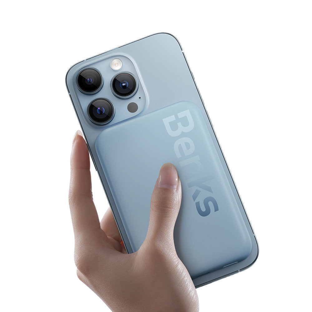 Benks MP10 M-safe Magnetik İnce Tasarımlı Powerbank 6000mAh Mavi