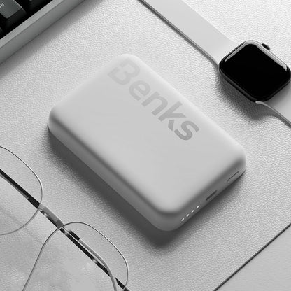 Benks MP10 M-safe Magnetik İnce Tasarımlı Powerbank 6000mAh Pembe
