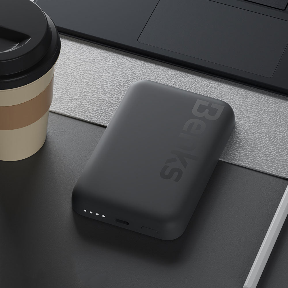 Benks MP10 M-safe Magnetik İnce Tasarımlı Powerbank 6000mAh Siyah